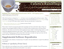 Tablet Screenshot of cafaro.net